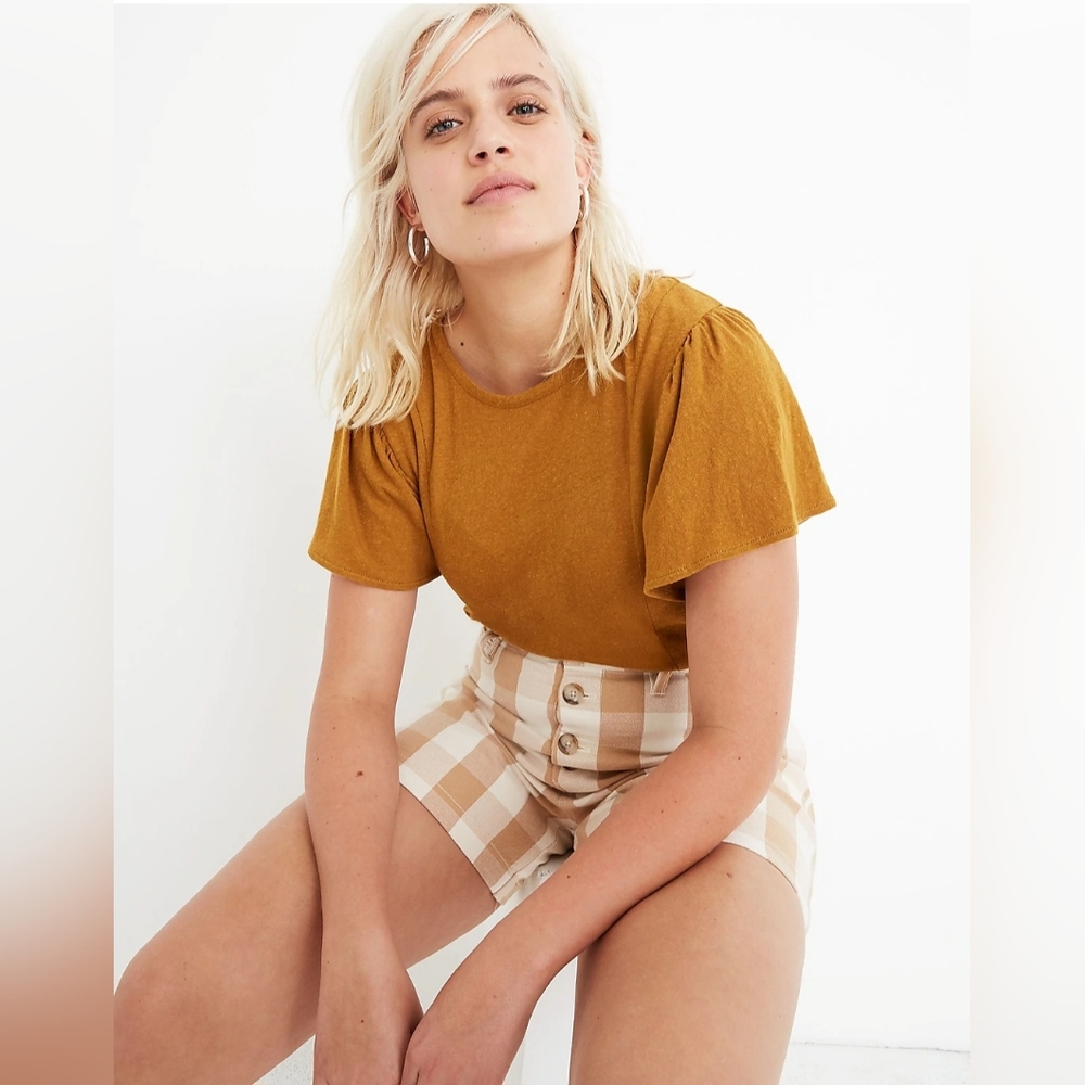 Madewell Flutter-Sleeve Tee (Out of Stock)